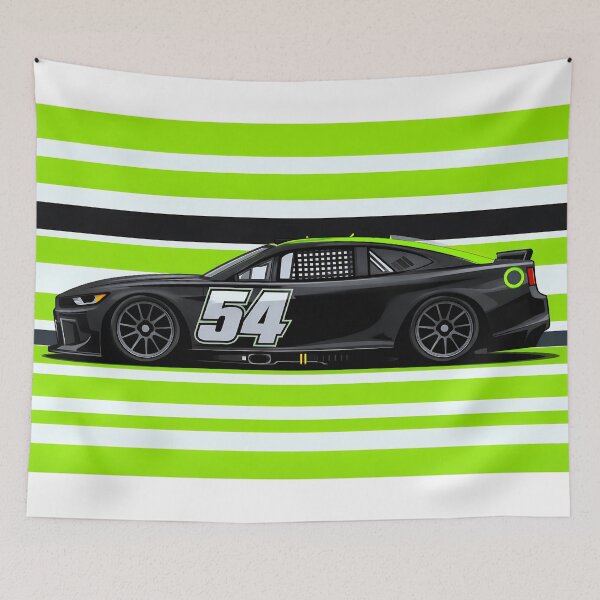 Item preview, #54 Ty Gibbs 2026 Nascar Side View designed and sold by PitWallArt.
