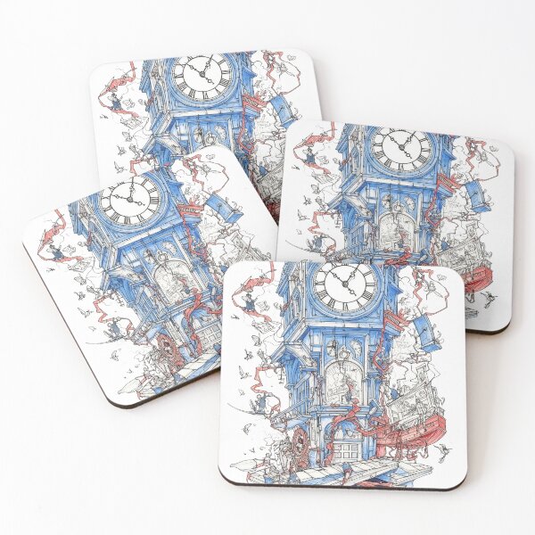 Item preview, London Clock Tower Chaos – Surreal Architectural Sketch Art designed and sold by Amoiramosha.