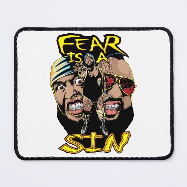Item preview, Fear Is A Sin - Streetwear Wrestling Graphic designed and sold by  The Midnight Library - Book Lover Gifts & Kindle Accessories.