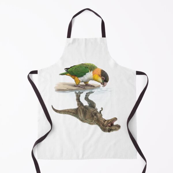 Item preview, Funny White Bellied Caique Reflection T Rex Dinosaur Parrot Mom Dad Lover designed and sold by DoodleTortle.