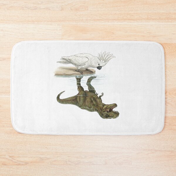 Item preview, Funny White Umbrella Cockatoo Reflection T Rex Dinosaur Parrot Mom Dad Lover designed and sold by DoodleTortle.