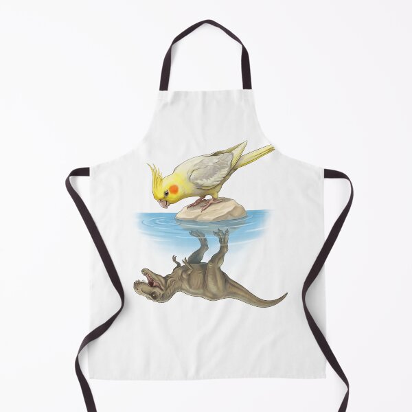 Item preview, Funny Yellow Cockatiel Reflection T Rex Dinosaur Parrot Mom Dad Lover designed and sold by DoodleTortle.