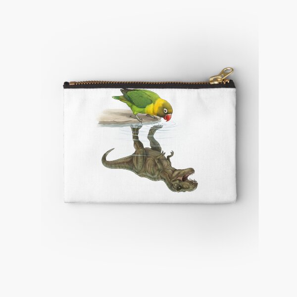 Item preview, Funny Yellow collared Lovebird Reflection T Rex Dinosaur Parrot Mom Dad Lover designed and sold by DoodleTortle.