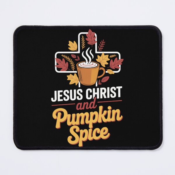 Item preview, Pumpkin Spice and Jesus Christ Cross Fall Coffee Lover designed and sold by TyraYoung.