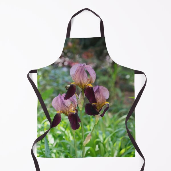 Item preview, Purple and Violet Bi-color Iris Trio in Bloom designed and sold by Georgia Mizuleva.