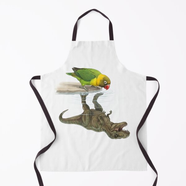 Item preview, Funny Yellow collared Lovebird Reflection T Rex Dinosaur Parrot Mom Dad Lover designed and sold by DoodleTortle.