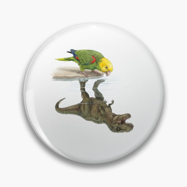 Item preview, Funny Yellow Headed Reflection T Rex Dinosaur Parrot Mom Dad Lover designed and sold by DoodleTortle.