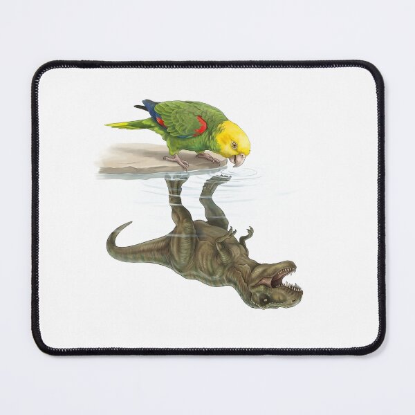 Item preview, Funny Yellow Headed Reflection T Rex Dinosaur Parrot Mom Dad Lover designed and sold by DoodleTortle.