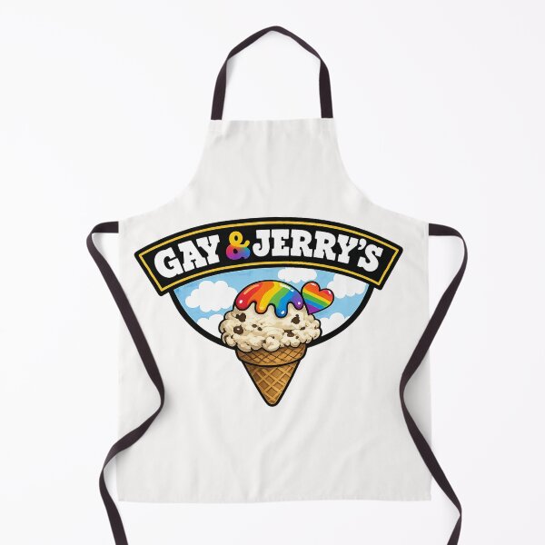 Item preview, Gay and Jerry Rainbow Scoop Pride Dessert Humor Queer Sweet Culture designed and sold by Places On Earth.
