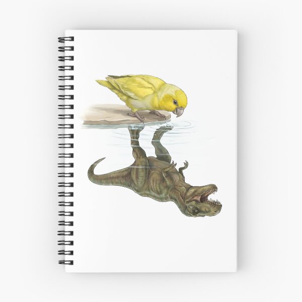 Item preview, Funny Yellow Parrotlet Reflection T Rex Dinosaur Parrot Mom Dad Lover designed and sold by DoodleTortle.
