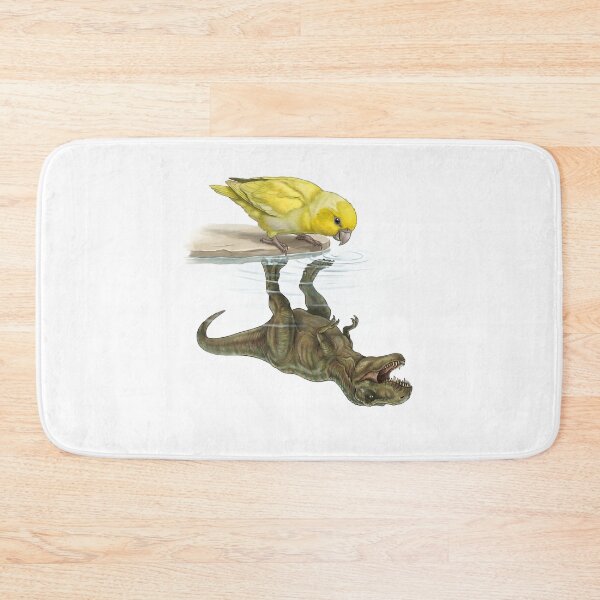 Item preview, Funny Yellow Parrotlet Reflection T Rex Dinosaur Parrot Mom Dad Lover designed and sold by DoodleTortle.