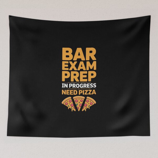 Item preview, Bar Exam Prep Needs Pizza designed and sold by jkrphoto.