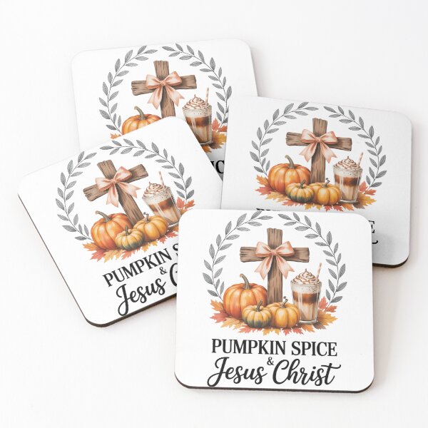 Item preview, Pumpkin Spice And Jesus Christ Cross Pumpkin Christian designed and sold by TyraYoung.