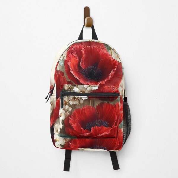 Item preview, Traditional Remembrance Poppy Bouquet Watercolor Pattern designed and sold by Yoruhara.