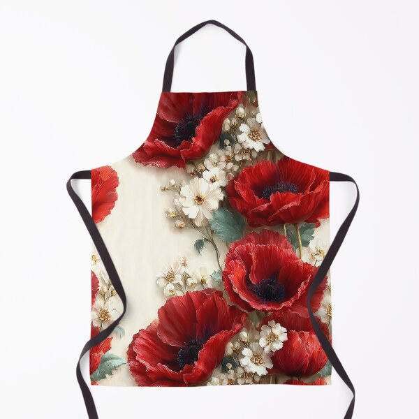 Item preview, Traditional Remembrance Poppy Bouquet Watercolor Pattern designed and sold by Nine Lives Studio.