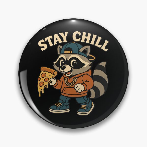 Item preview, Funny Raccoon Snack Bandit, Cute Streetwear Animal Pizza Thief designed and sold by AYACHI90.