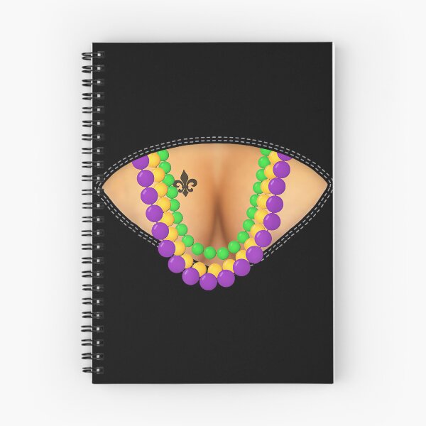 Item preview, New Orleans Funny Mardi Gras Beads Flash Cleavage Tailgate designed and sold by DeanASkinner.