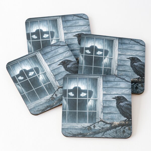Item preview, Raven in front of window designed and sold by Sigtrix.