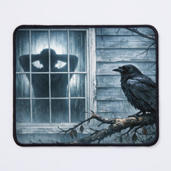 Item preview, Raven in front of window designed and sold by Sigtrix.