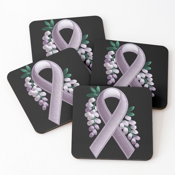 Item preview, Purple Ribbon Embroidered Pancreatic Cancer Awareness designed and sold by TyraYoung.