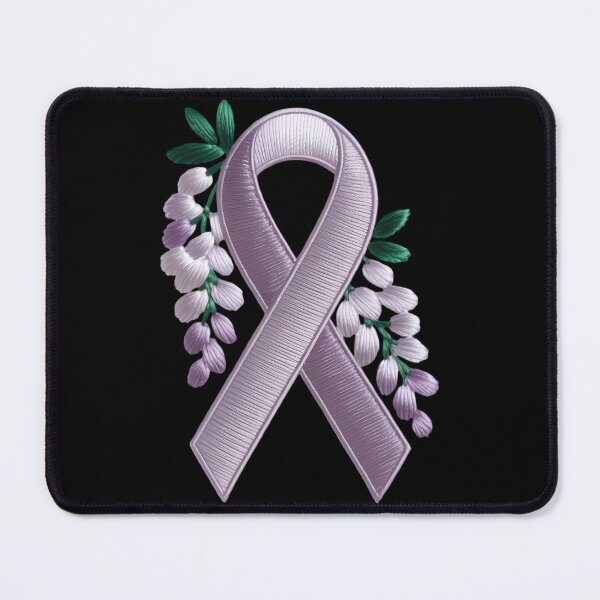 Item preview, Purple Ribbon Embroidered Pancreatic Cancer Awareness designed and sold by TyraYoung.