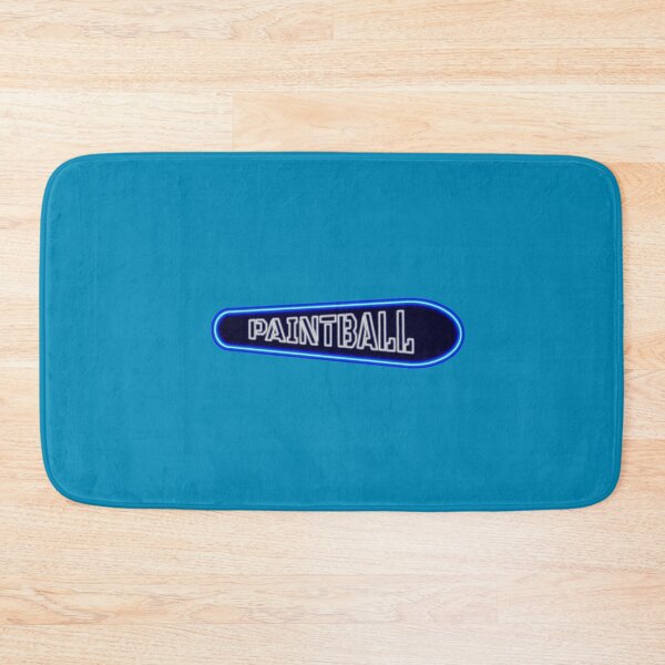 Item preview, Paintball neon tilted sign, blue designed and sold by PaintballCrew.