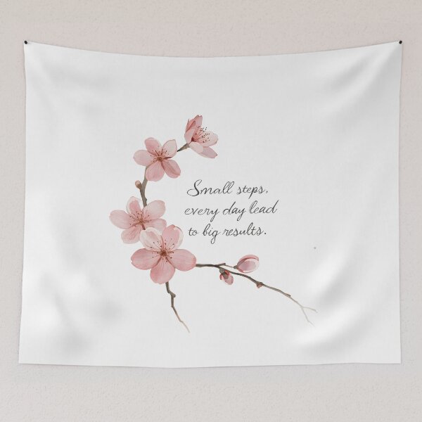 Item preview, Small steps every day lead to big results in sakura designed and sold by uunaa.