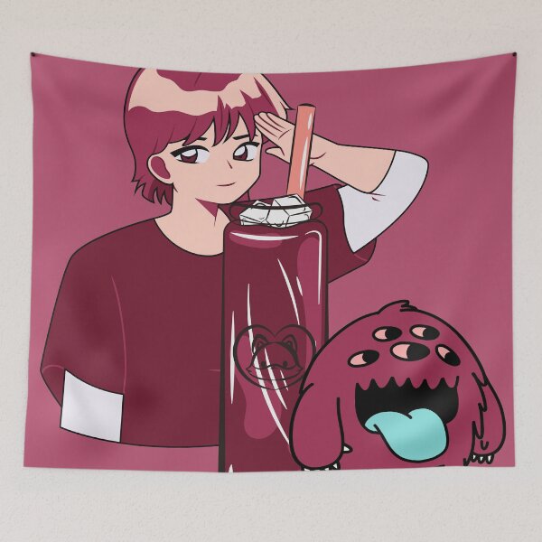 Item preview, Fruity Drink & Multi-Eyed Monster – Dark Kawaii Anime Style designed and sold by Kanniax.