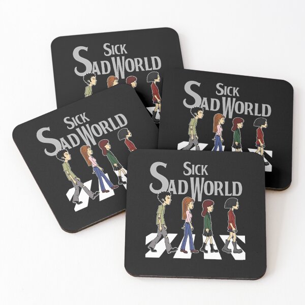 Item preview, Sick Sad World Abbey Road Parody designed and sold by  The Midnight Library - Book Lover Gifts & Kindle Accessories.