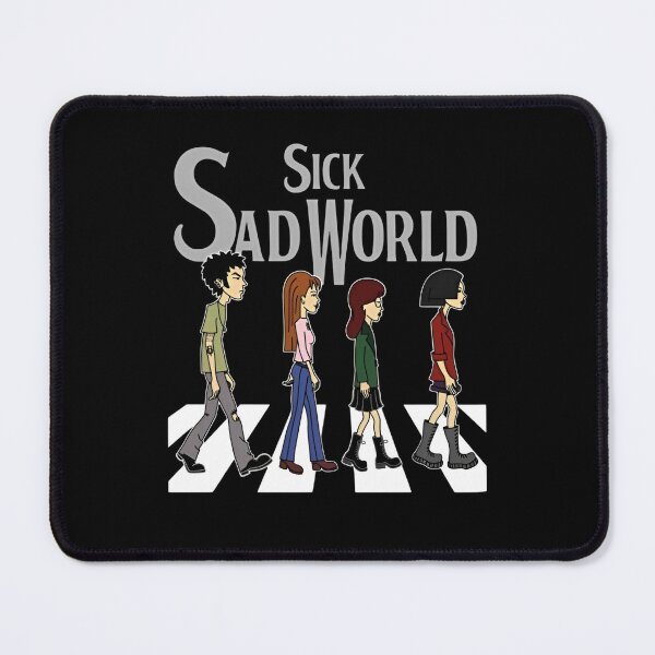 Item preview, Sick Sad World Abbey Road Parody designed and sold by The Midnight Library - Book Lover Gifts & Kindle Accessories.