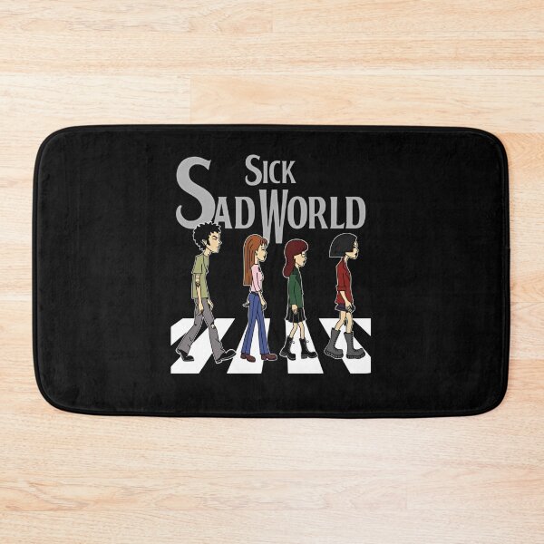 Item preview, Sick Sad World Abbey Road Parody designed and sold by  The Midnight Library - Book Lover Gifts & Kindle Accessories.