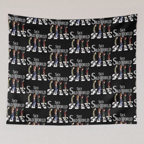 Item preview, Sick Sad World Abbey Road Parody designed and sold by  The Midnight Library - Book Lover Gifts & Kindle Accessories.