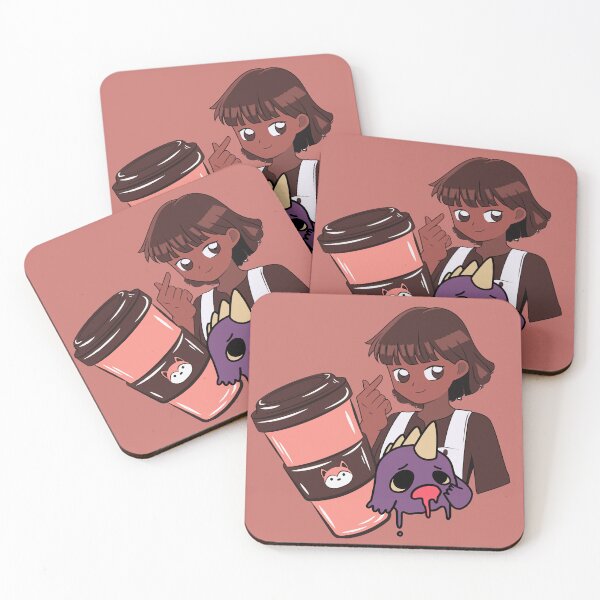 Item preview, K-pop Finger Heart & Takeaway Coffee – Kawaii Anime Style designed and sold by Kanniax.