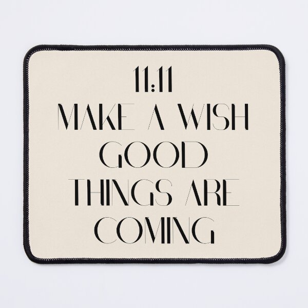 Item preview, 1111 Manifestation Minimal Typography Spiritual Design designed and sold by CosmicQuietLab.