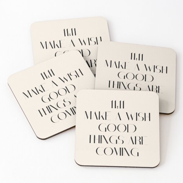 Item preview, 1111 Manifestation Minimal Typography Spiritual Design designed and sold by CosmicQuietStudio.
