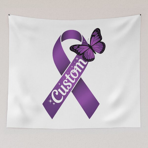 Item preview, Purple Ribbon Pancreatic Cancer designed and sold by TyraYoung.