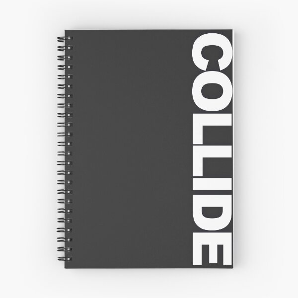 Item preview, COLLIDE — White Minimal Bold Type Statement designed and sold by WORDPAUSE.