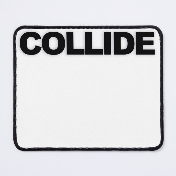 Item preview, COLLIDE — Black Minimal Bold Type Statement designed and sold by WORDPAUSE.