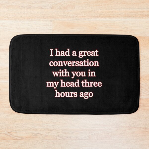 Item preview, Had a Great Conversation With You in My Head Introvert Funny Quote Design | Social Anxiety Humor | Relatable Quiet People Aesthetic designed and sold by IntrolyxenShop.