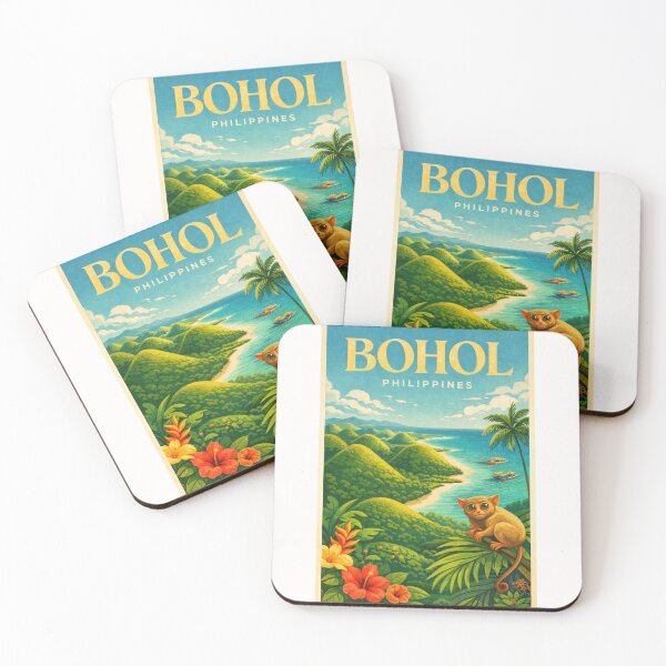 Item preview, Bohol Panglao Island Tropical Coast and Chocolate Hills Philippines designed and sold by Places On Earth.