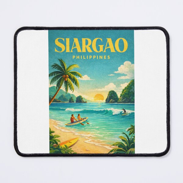 Item preview, Siargao Island Cloud 9 Surf Break and Pacific Coast Philippines Sunset designed and sold by Places On Earth.