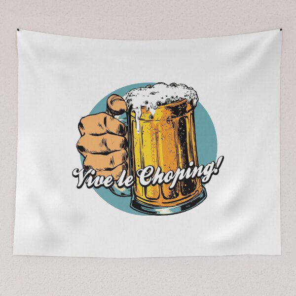 Item preview, LONG LIVE SHOPPING! - beer and shopping humor designed and sold by francoisville.