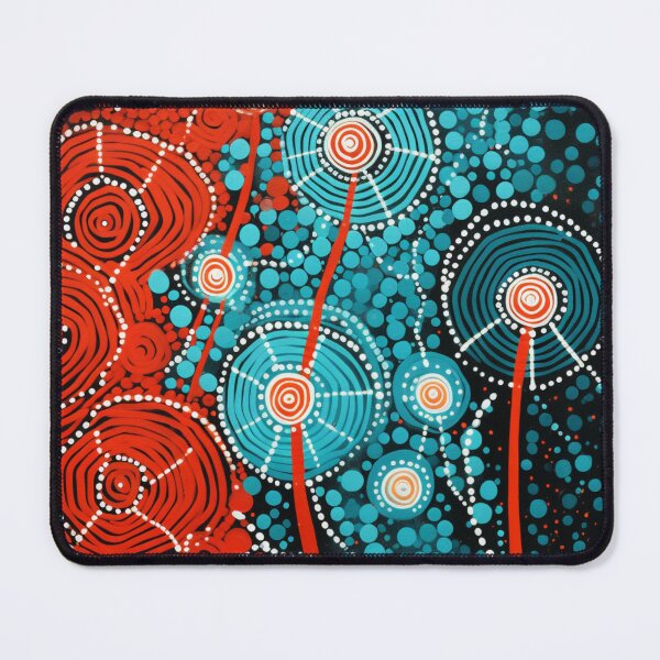 Item preview, Aboriginal Inspired Dot Art - Floral Opposite designed and sold by GrinGalore.