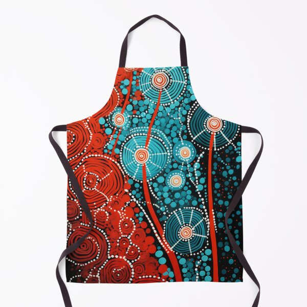 Item preview, Aboriginal Inspired Dot Art - Floral Opposite designed and sold by GrinGalore.
