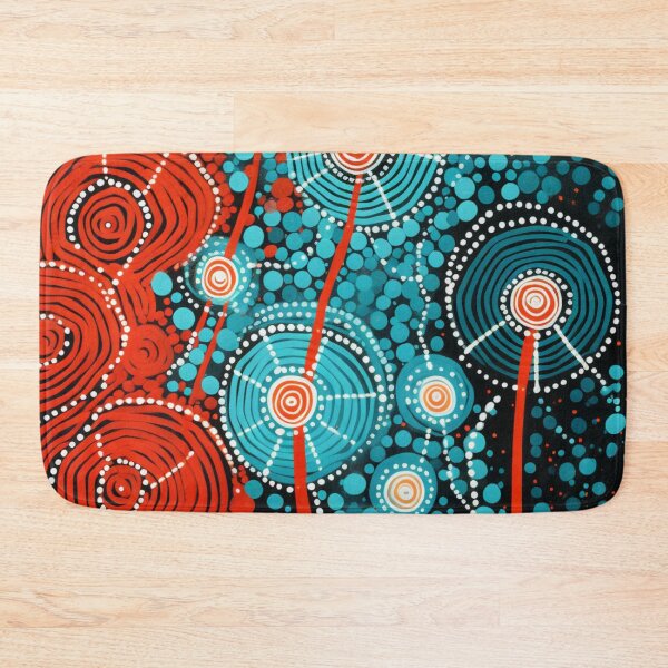 Item preview, Aboriginal Inspired Dot Art - Floral Opposite designed and sold by GrinGalore.
