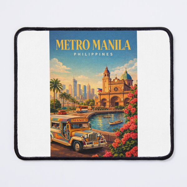 Item preview, Metro Manila Intramuros and Manila Cathedral Waterfront Philippines designed and sold by Places On Earth.