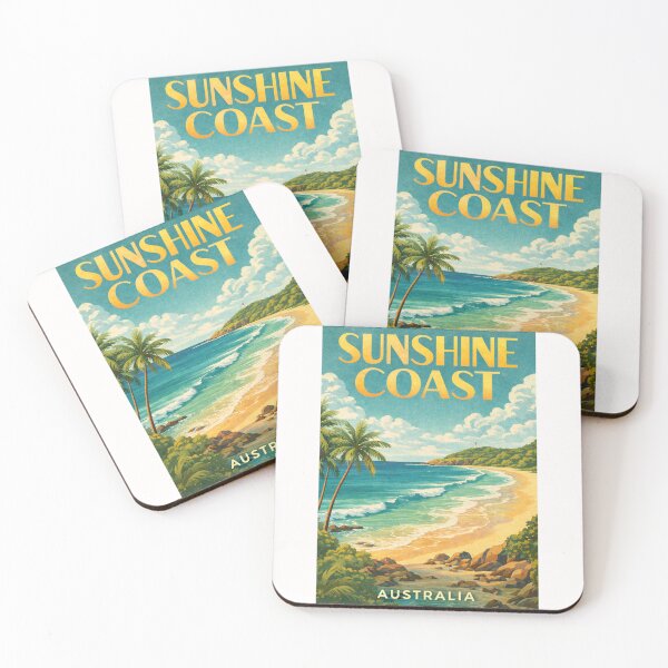 Item preview, Sunshine Coast Queensland Beaches and Pacific Ocean Australia designed and sold by Places On Earth.