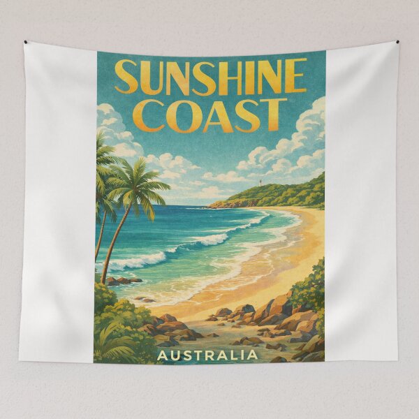Item preview, Sunshine Coast Queensland Beaches and Pacific Ocean Australia designed and sold by Places On Earth.
