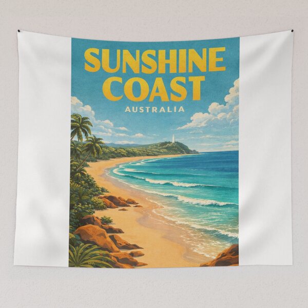 Item preview, Sunshine Coast Noosa Heads and Coastal Shores Queensland Australia designed and sold by Places On Earth.