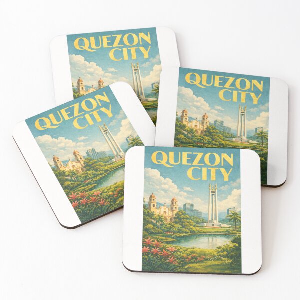 Item preview, Quezon City Quezon Memorial Circle and Diliman Skyline Philippines designed and sold by Places On Earth.